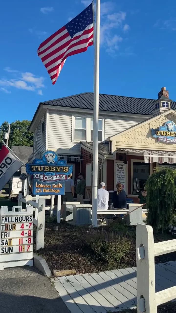 Becky, owner of Tubby's Ice Cream in Wayne, Maine, in a video Hero Network made from one conversation.
